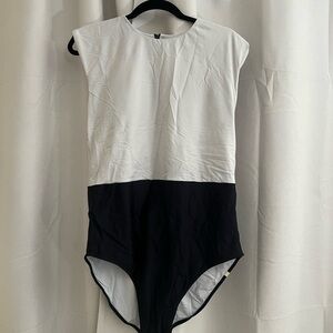 Summersalt Black and White Bodysuit